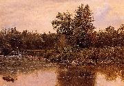 Albert Bierstadt Landscape, New Hampshire USA oil painting artist